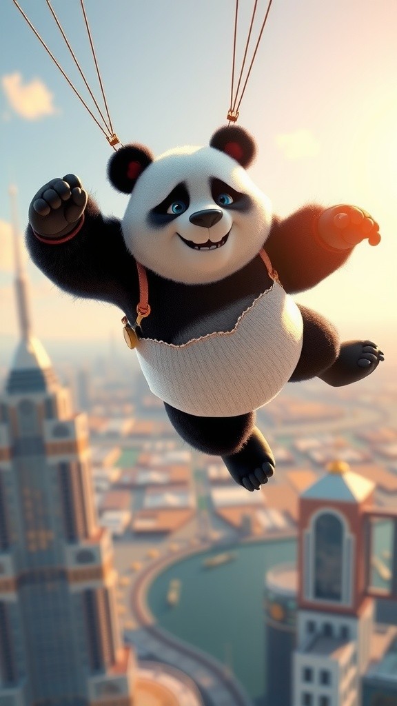 Burj Khalifa Bound: The Panda Ascends