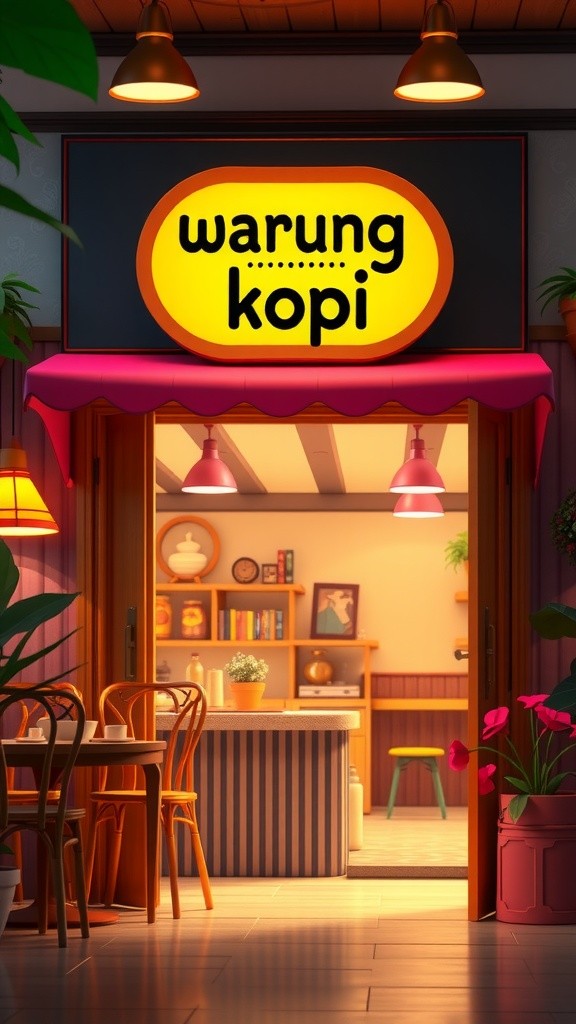 Prank Es Kopi Angin Ribut di Warung Kopi