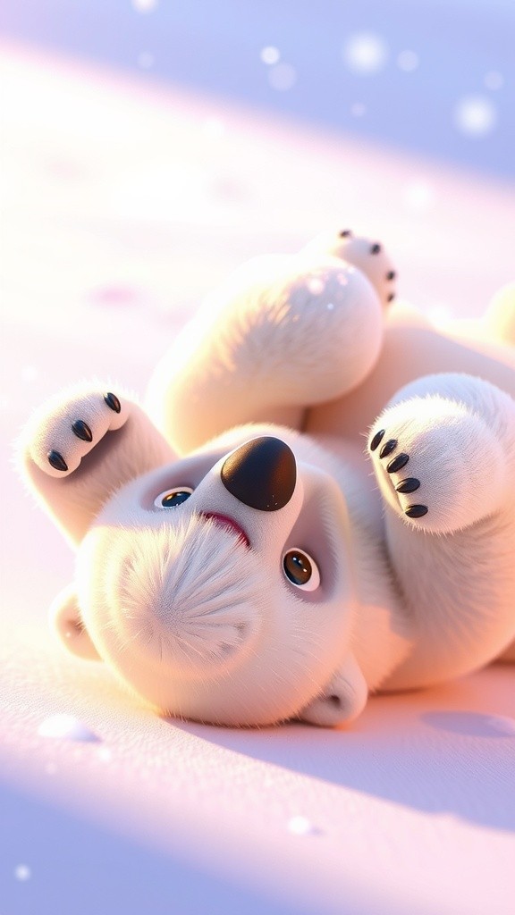 Playful Beginnings: A Cub's Journey