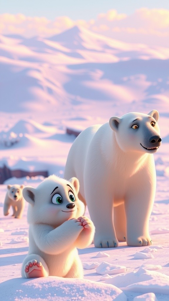 From Cub to Independence: A Journey in the Arctic Wilderness