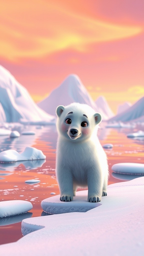 First Swim: A Polar Bear's Journey