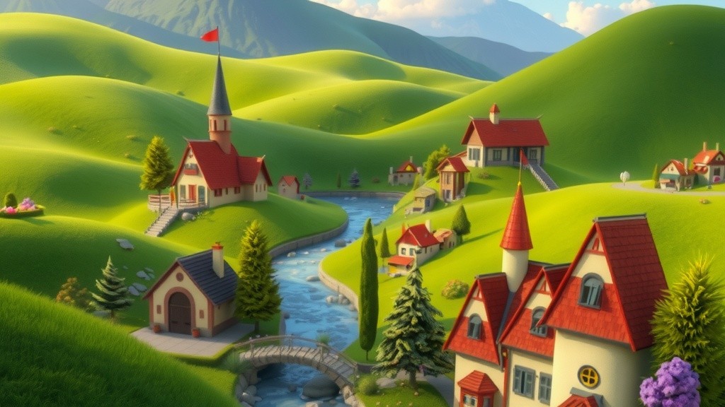 The Secret Door in the Enchanted Meadow