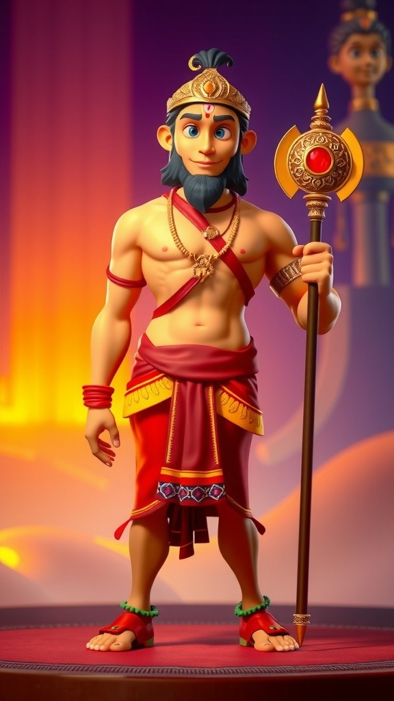The Divine Features of Lord Hanuman
