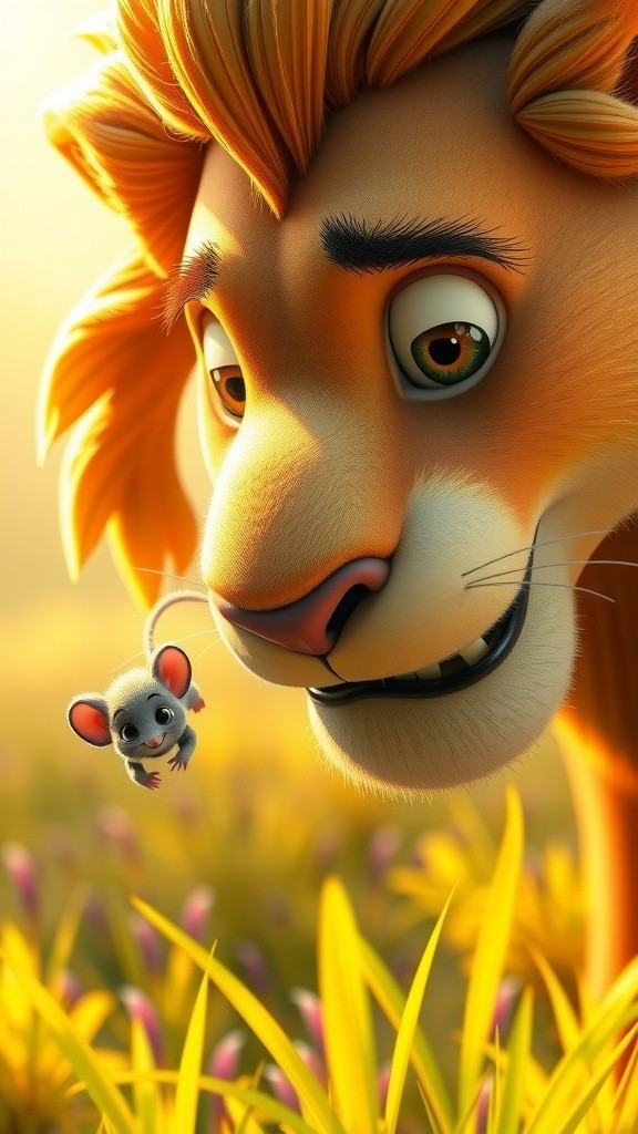 The Lion and the Mouse: A Tale of Unexpected Friendship