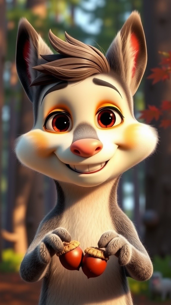 The Brave Little Squirrel