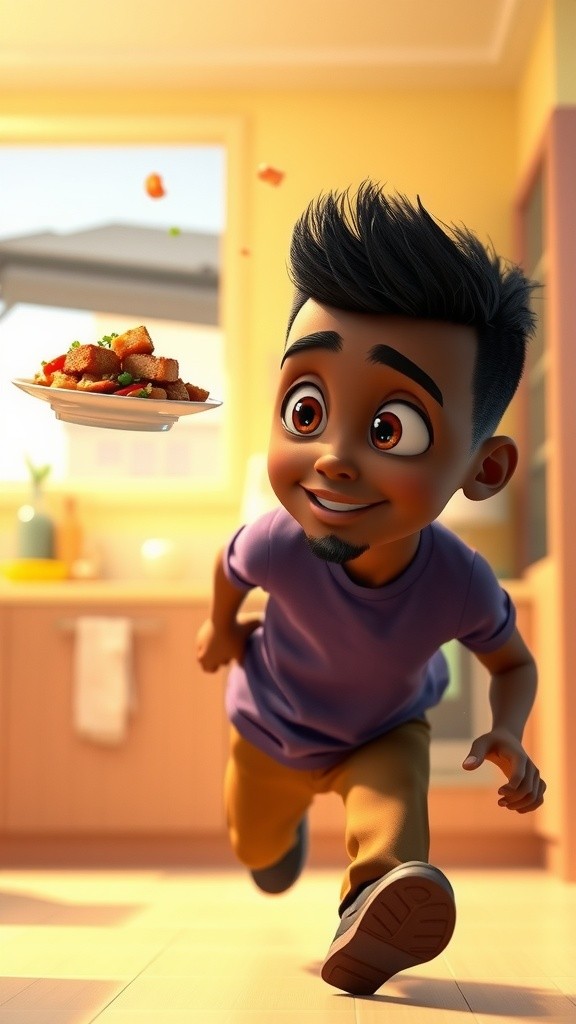 Kacau di Dapur: Adek dan Papa Bermain Masak!