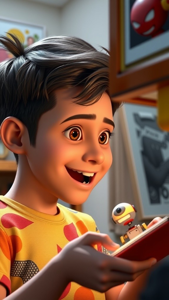 Arjun and Robo's Adventure to Save Smart World