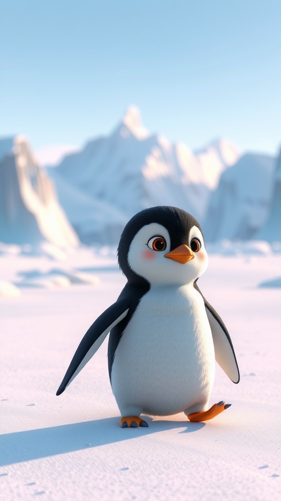 Penguin Adventures: A Struggle for Food in Antarctica