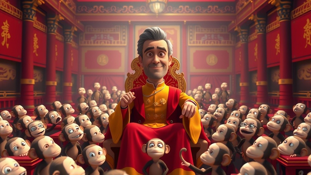 The Hilarious Monkeys in the Emperor's Hall