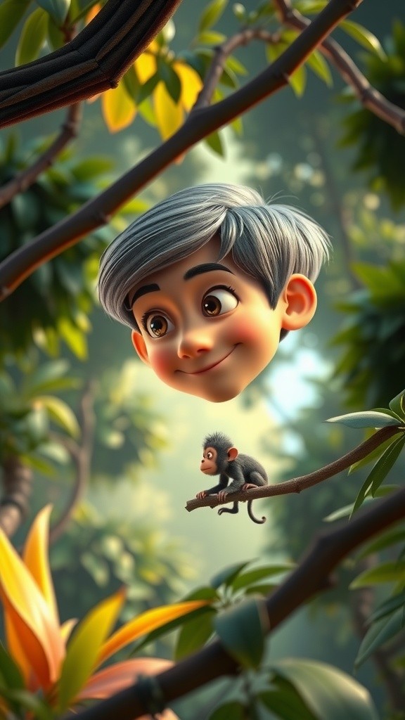 शांति और खुशी: एक बंदर की सीख