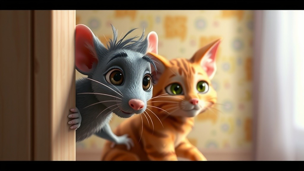 A Game of Wit: The Unlikely Friendship of Squeaky and Whiskers