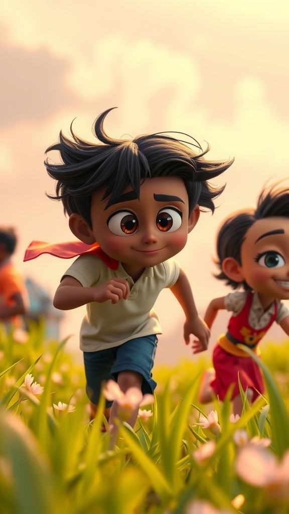 Adek's Fun with Tomat and Timun