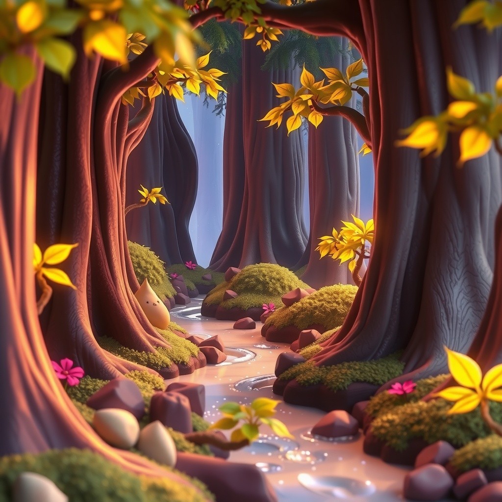 The Secrets of the Glowing Flowers