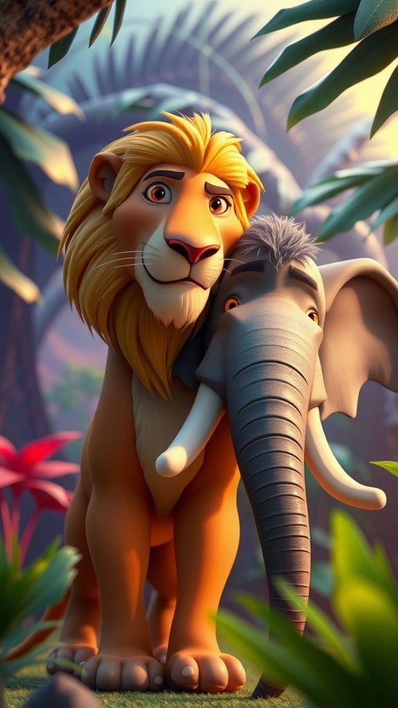 Jungle King: The Elephant Hero and Sher Villain Story