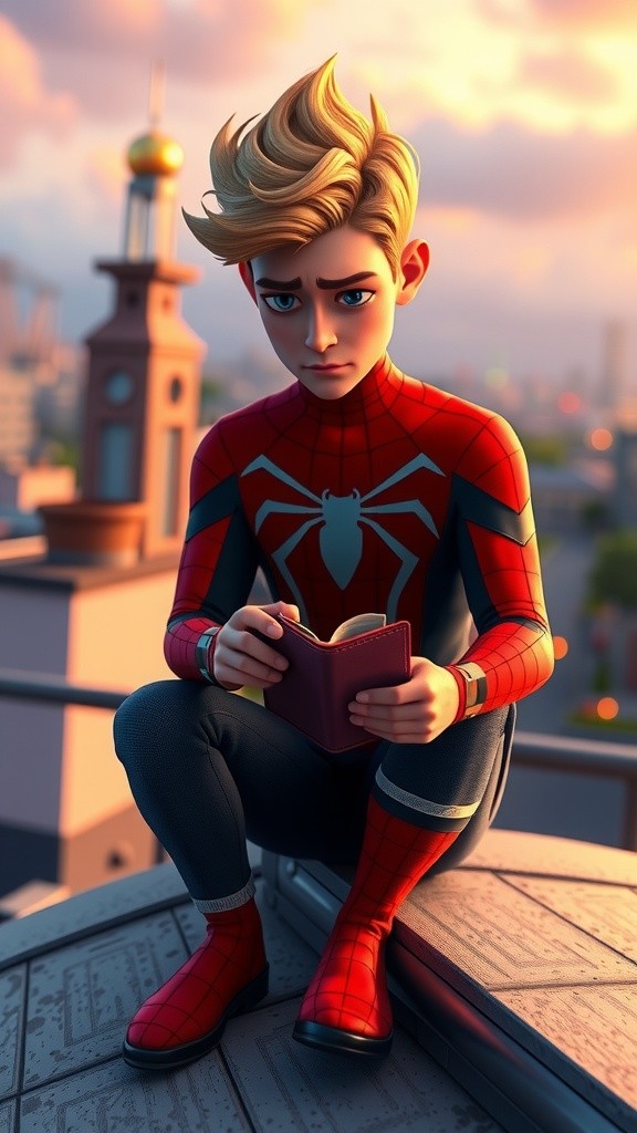 Spiderman's Wild Ride: Online Motorcycle Taxi Adventure!