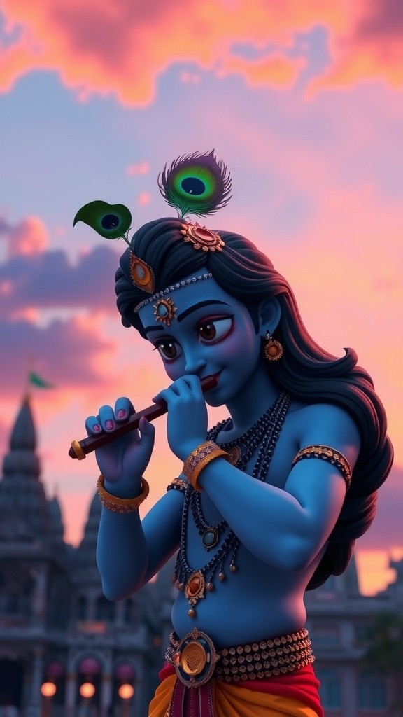 Krishna's Enchanted Serenade