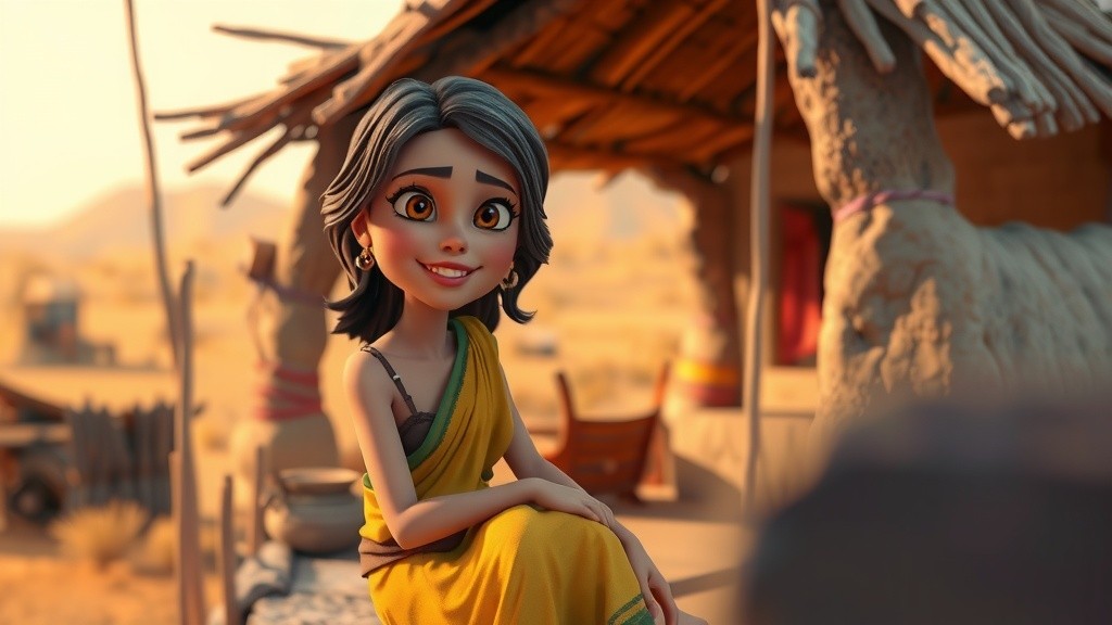 बूढ़ी औरत और उसकी झोपड़ी