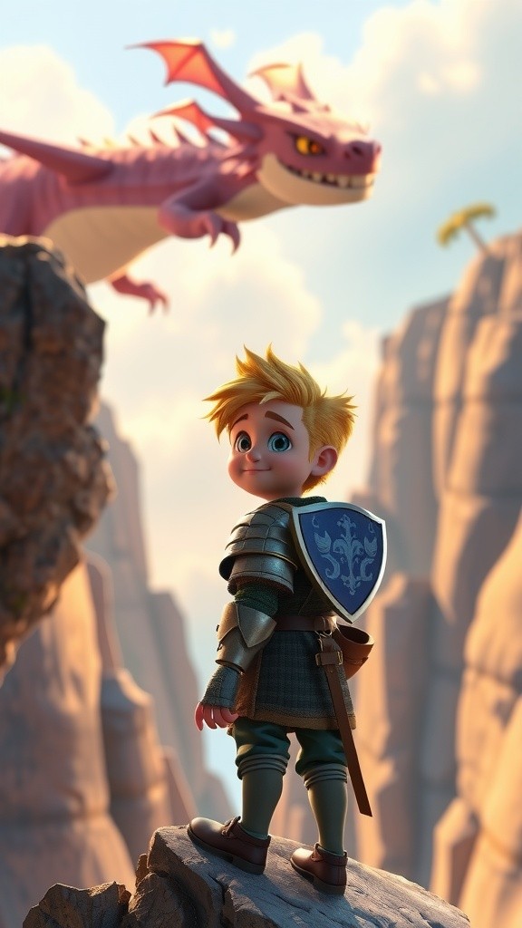 Jack and the Dragon: A Tale of Bravery and Alliance