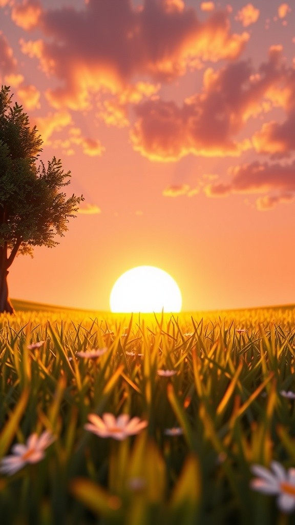 Sunset Adventures of a Foal