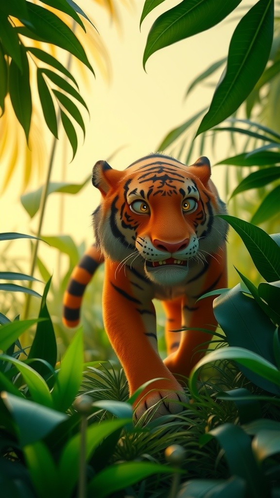 चालाक लोमड़ी और भूखे बाघ की कहानी