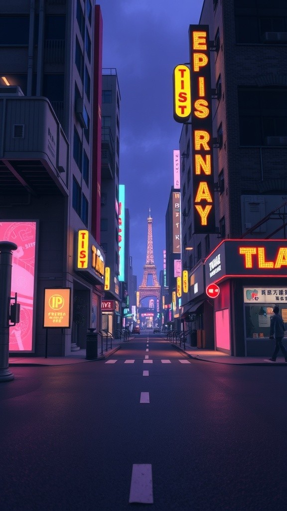 Neon Shadows: Experiment 47