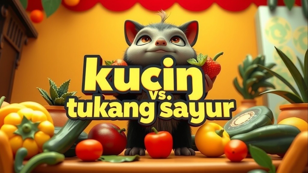 Perang Dingin Udin dan Momo: Kucing Licik vs Tukang Sayur