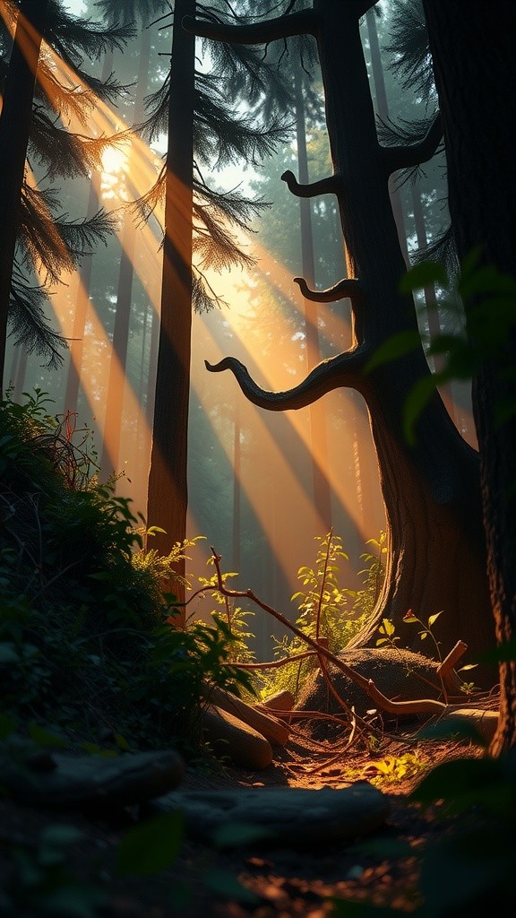 The Ghostly Woodcutter's Secret