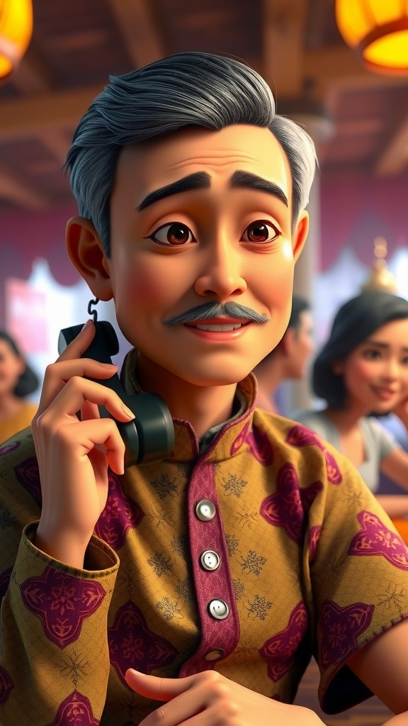 Kakek dan Telepon Genggam: Kebingungan yang Lucu