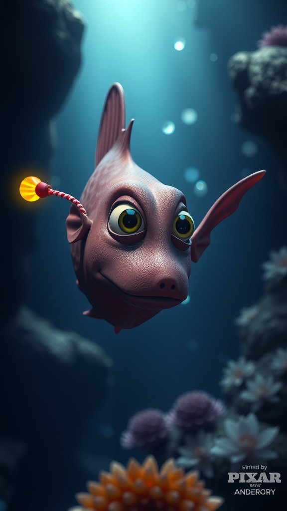 Perjalanan Anglerfish Menuju Cahaya