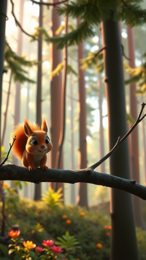 Milo the Brave Little Squirrel