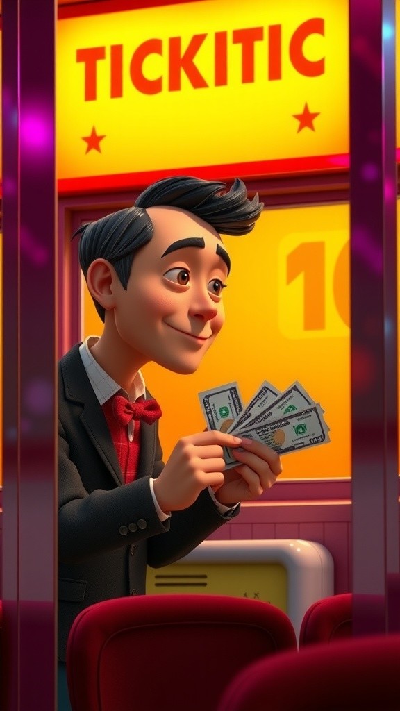 Pria Beli 10 Tiket Film untuk Ujicoba Petugas Tiket