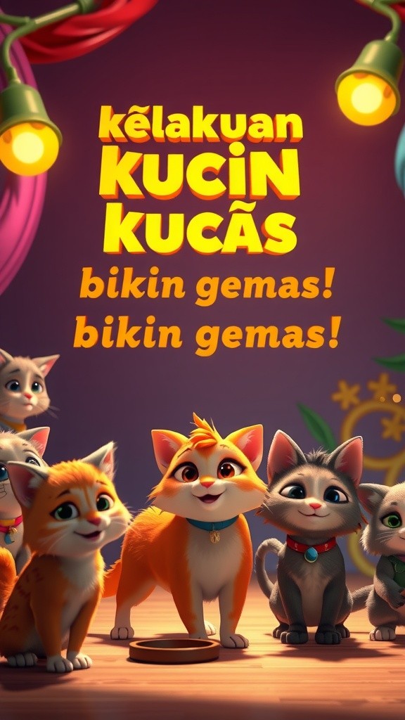 Kucing Lucu yang Bikin Gemas!