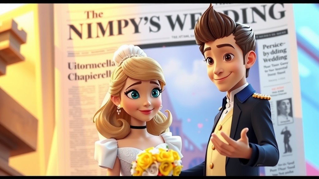 Pernikahan Mewah Putri Cinderela dan Prince Charming
