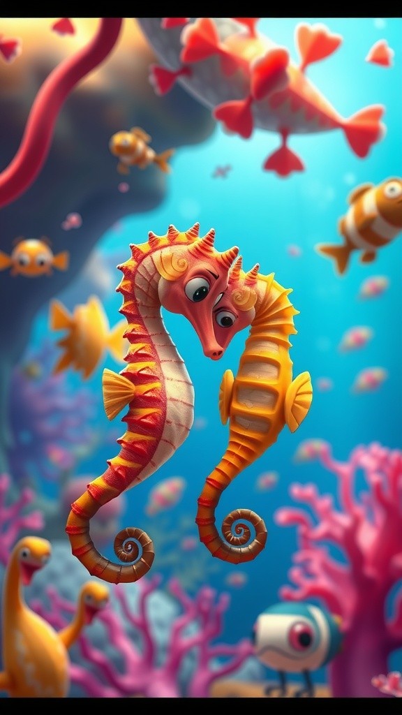 Seahorse Dads: The Pregnant Males of the Ocean!