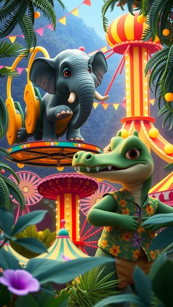 Jungle Funfair: A Wild Adventure!
