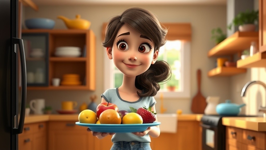 مائدة الفواكه: مُنَى وأحْمَد