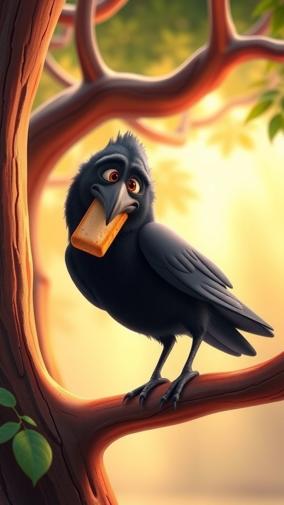 कौए और लोमड़ी: चापलूसी से सावधानी