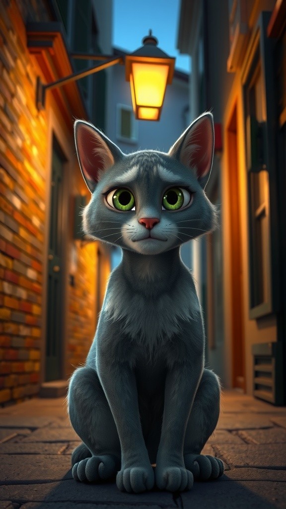 The Resilient Street Cat