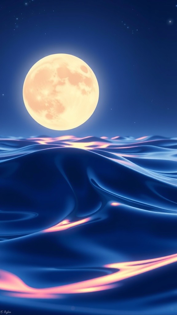 Tidal Symphony: The Moon's Dance with the Oceans