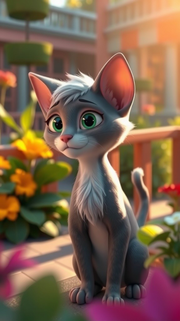 Cinta Kucing di Taman