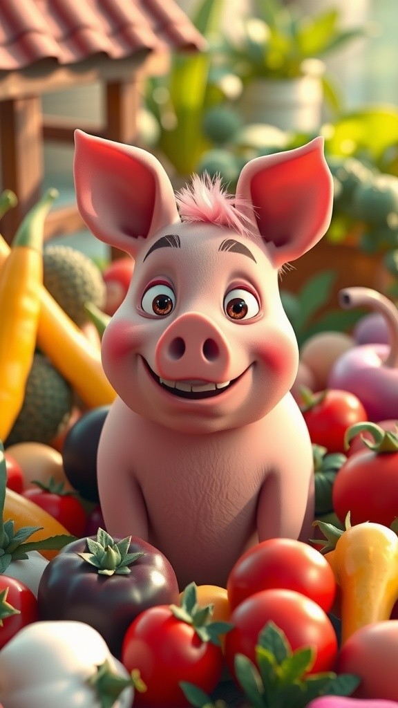 Babi dan Kebun Sayur Ajaib