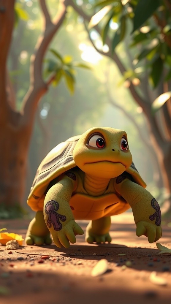The Greedy Tortoise and the Magic Drum