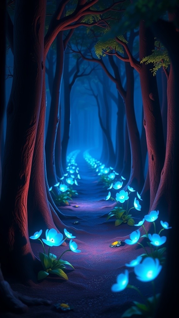 The Moonlit Bloom: A Tale of Elara's Heart