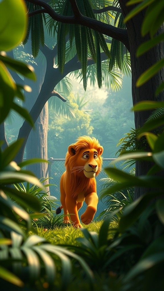 The Lonely Lion: King of the Jungle