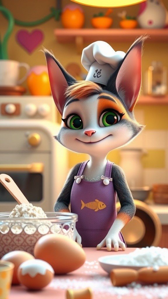 Kucing Koki: Miao dan Kue Ajaib