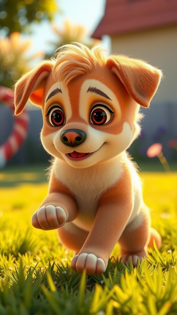 A Playful Puppy’s Adventure