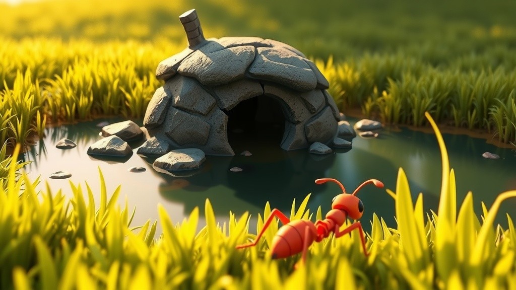 Andy the Ant's Adventure: Discovering Evaporation