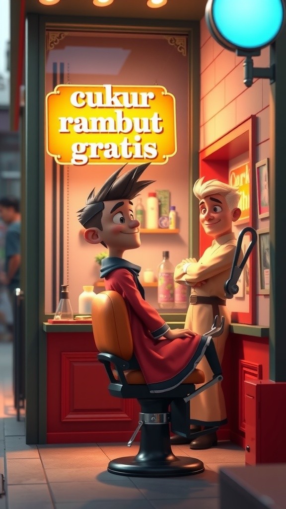 Cukur Rambut Gratis: Hasil yang Mengejutkan!