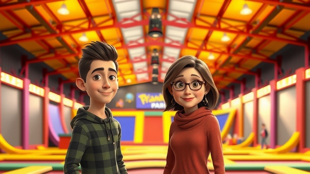 A Day at the Superhero Trampoline Park