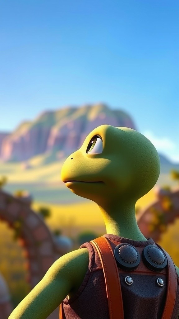 Timmy the Brave Little Turtle: A Tale of Determination